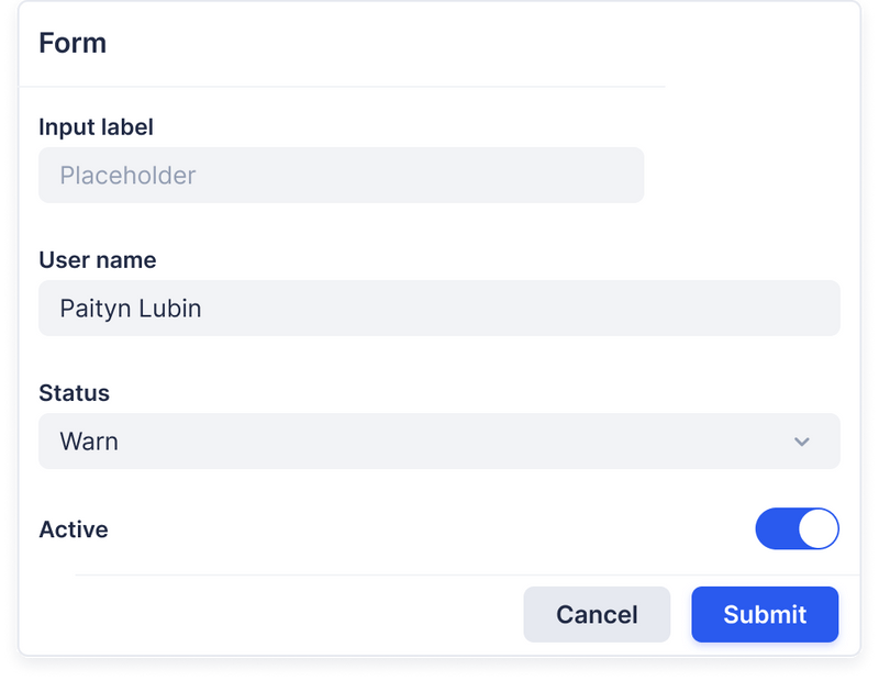 Drag and drop UI builder